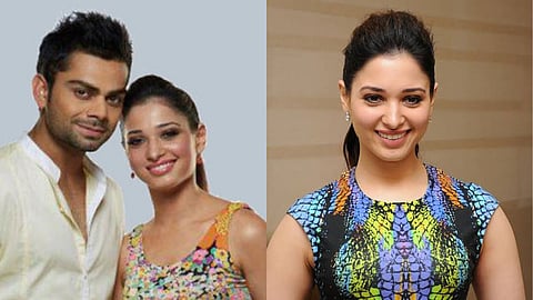 image of Tamannaah Bhatia -Virat Kohli 