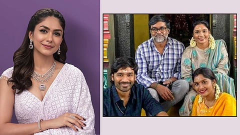 Mrunal Thakur- Dhanush family 