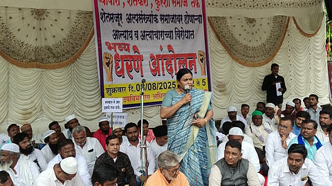Nilanga Protest  