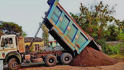 Illegal sand mining