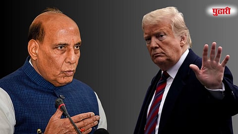 rajnath singh - donald trump 