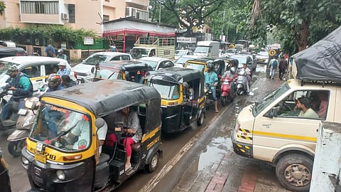 Pune City Traffic Jam