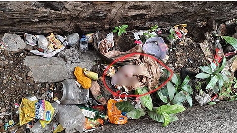 Mohol Chikhli  Newborn Baby found