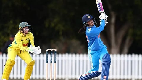 india a women team won second odi match against australia a women by 2 wickets in brisbane