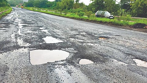 Mumbai Goa Highway Potholes