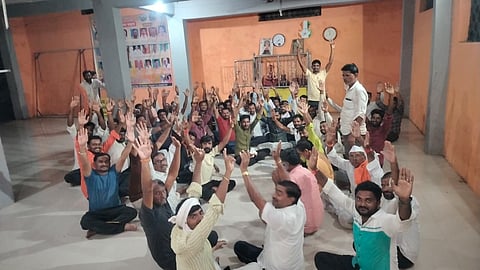 Lakh villagers support Maratha Morcha 