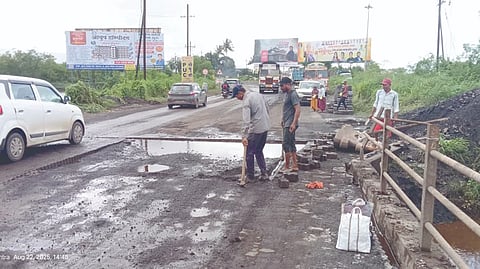 Ganpati festival road condition