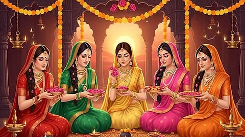 Hartalika Puja 2025 : हरतालिका पूजेसाठी नेमके काय साहित्य लागते? जाणून घ्या पूजेची शास्त्रशुद्ध पद्धत
