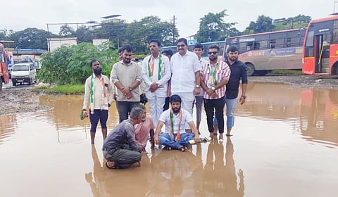 NCP road protest