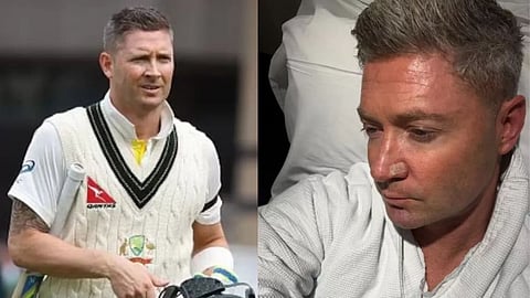 australia cricketer michael clarke diagnosed with skin cancer Shares concerning update on social media