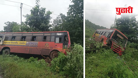 Kalyan ST Bus Accident |