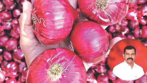 onion price hike protest