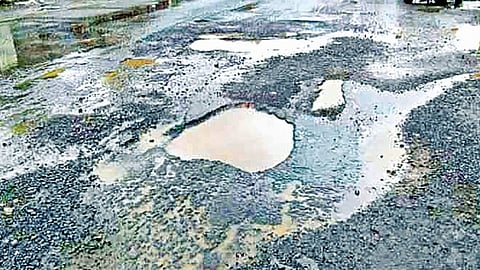 Mumbai Thane potholes