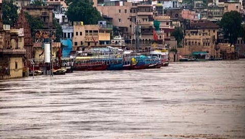 Ganga river flood