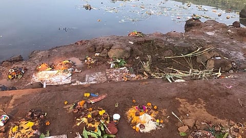 Thane lake pollution