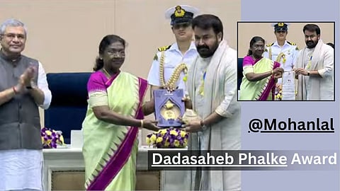 Mohanlal honored Dadasaheb Phalke Award 