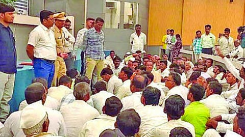 Jalna Farmer protest
