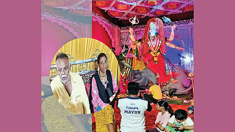 Muslim couple celebrates Navratri