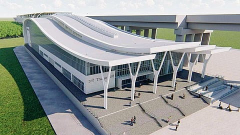High speed rail station