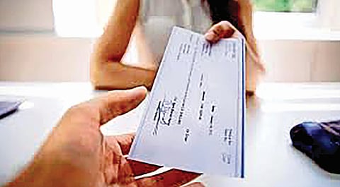 Cheque deposit plan