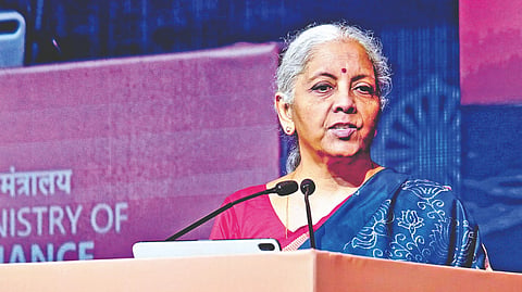 nirmala sitharaman statement on trump tariff hike capable to withstand shocks