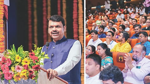 CM Devendra Fadnavis Marathi language