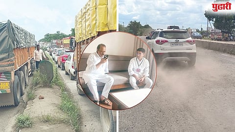 Chhatrapati Sambhajinagar highway potholes