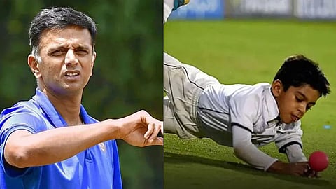 Rahul Dravid son Anvay Dravid 