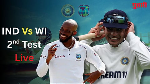 IND vs WI 2nd Test Live