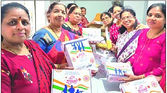 Diwali faral boxes for soldiers