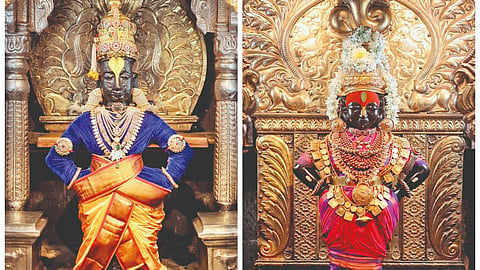 Vasubaras: वसुबारसनिमित्त श्री विठ्ठल-रूक्मिणीस अलंकार