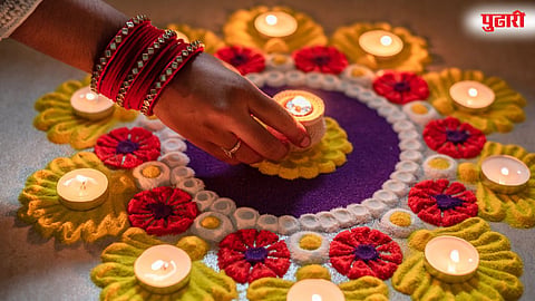 Diwali rangoli color price hike