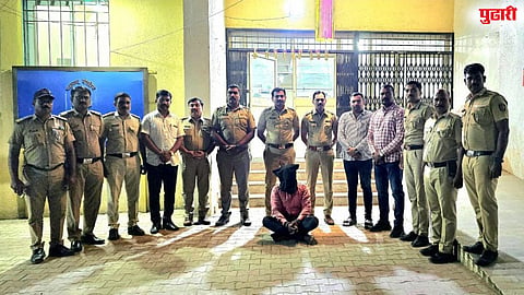 बलात्काराच्या गुन्ह्यातील आरोपोला बेड्या ठोकल्यानंतर भिगवण पोलिसांचे तपस पथक