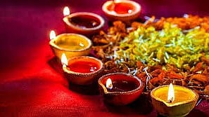 Lonely youth during Diwali