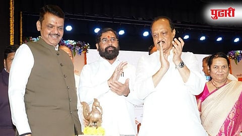 Mahayuti In Maharashtra. Photo of Devendra Fadnavis Ajit Pawar Eknath Shinde
