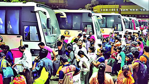'Mega rush' for return journey after Diwali