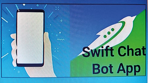 Using the 'Swift Chat' app