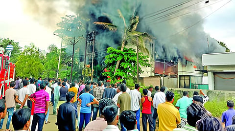 Silicon Company Fire