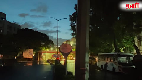 Kothrud DP Road Street Lights Off