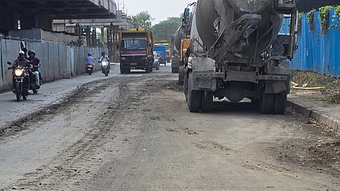 Road mud issue