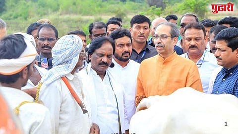 Uddhav Thackeray Visit  Bhoom 