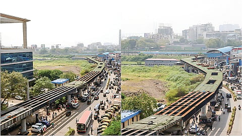Bandra East skywalk