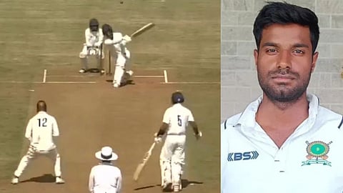 Cricket Record : 6,6,6,6,6,6,6,6.. मेघालयच्या आकाश चौधरीचा सलग 8 षटकारांचा तडाखा! अवघ्या 11 चेंडूत झोडपले अर्धशतक 