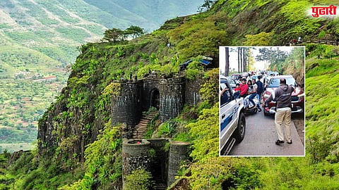 सिंहगड, खडकवासला पर्यटकांनी फुल्ल; कोंडीने त्रस्त झाले पर्यटक