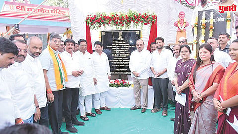 कुकडी कालव्याच्या कामांचा शुभारंभ 