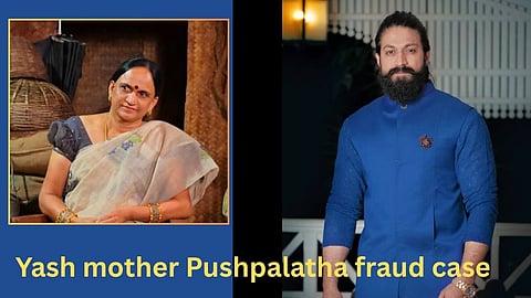 image of pushplatha and actor yash 
