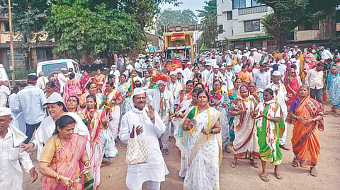 Kolhapur News: हक्कांसाठी ज्येष्ठांची अंबाबाईचरणी सन्मानवारी