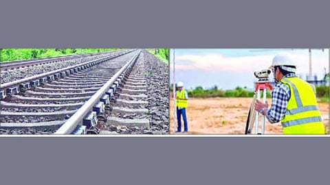 Manmad Indore new railway line project