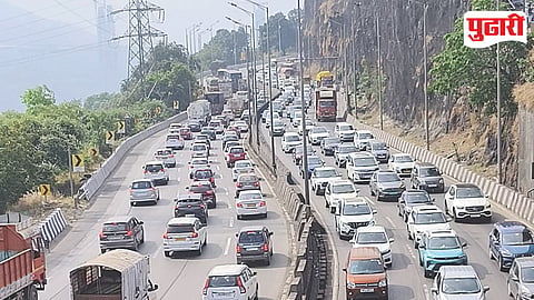Mumbai Pune Expressway Traffic Jam