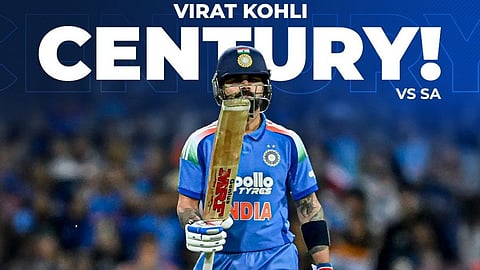 Virat Kohli Century Hattrick : विक्रमादित्य कोहलीचा 'रन-वर्षाव' कायम! विश्वविक्रमी कामगिरी करत शतकांची अनोखी 'हॅट्ट्रिक' 